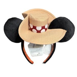 Authentic Disney Cruise Line Treasure Voyager MINNIE MOUSE EARS w/Hat - NWT